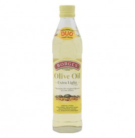 Borges Olive Oil Extra Light   Glass Bottle  500 millilitre